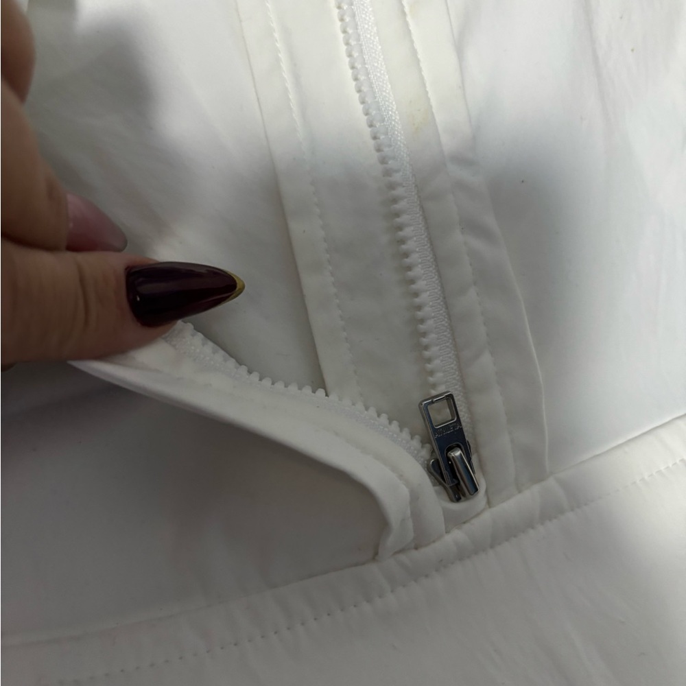 Athleta Women's White Raincoat - Picture 6 of 8